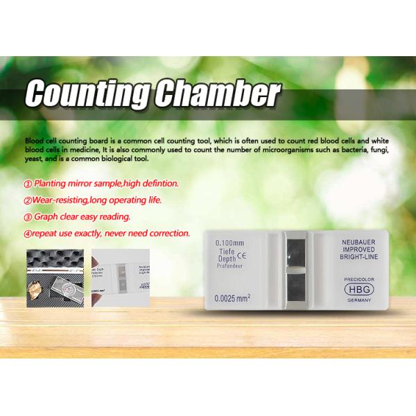 Professional Cell Counting Chamber Hemocytometer Counting Chamber