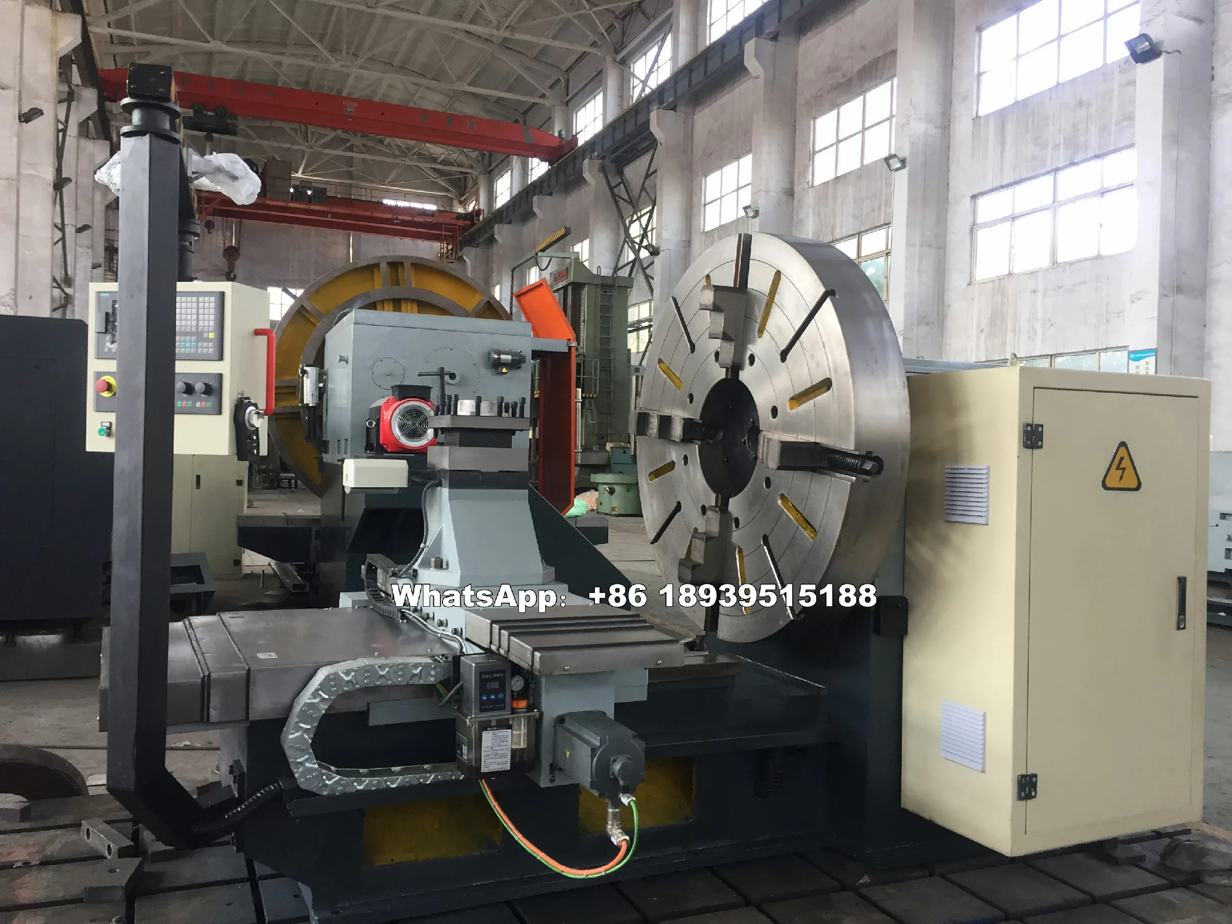 1250mm CK64125 Cnc Face Turning Lathe Flange Turning Machining