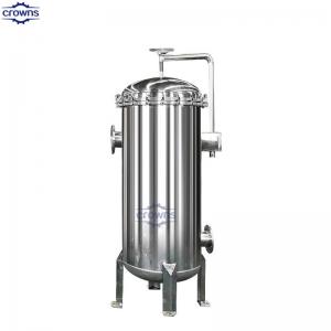 China Filter bag type stainless steel high efficiency pre filtration oil filter with housing for edible oil wholesale