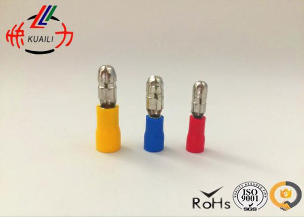 Quality Male Vinyl Insulated Wire Terminals / Insulated Bullet Connectors for sale