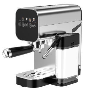 China Semi-automatic Espresso Coffee Machine With Manual Milk Frother For Latte Cappuccino wholesale