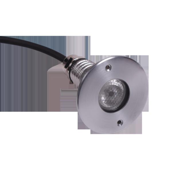 Stainless steel Housing LED Underwater Light 3W RGB With 3 Years Warranty