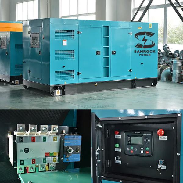 Heavy Duty Silent Diesel Generator Portable Diesel Generator Set Robust Soundproof Enclosure Silent Generator