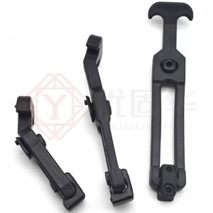 China Flexible Rubber Hood Catch Rubber T Handle Draw Latch With Brackets on sale