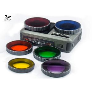 Super Diving Filters Filters With Magic Optional Colors , Aluminum Alloy Frame