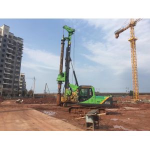 Buy cheap Small Overall Transportation Hydraulic 1200 mm Piling Rig Machine auger drill from wholesalers