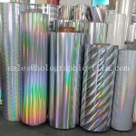 Hot sell Thermal seamless pillar of light PET & BOPP holographic lamination film