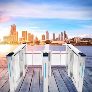 China Amusement Park Entrance Security Speed Gates Full Height Sliding Gate Turnstile wholesale