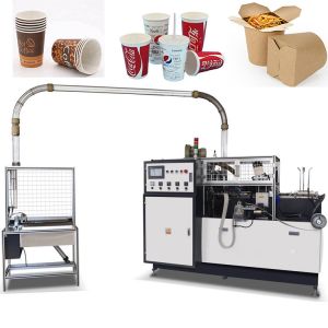 Buy cheap 3-16oz fully automatic edible onetime water coffee paper cup making machines from wholesalers