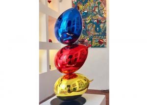 Home Decor Fiberglass Balloon Sculpture Different Color Finish