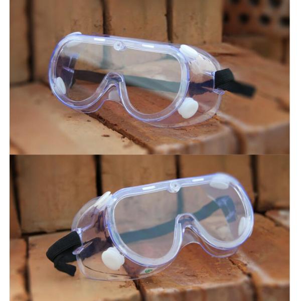 Splash Proof PPE Safety Goggles Polycarbonate Material Folding Mirror Legs Design