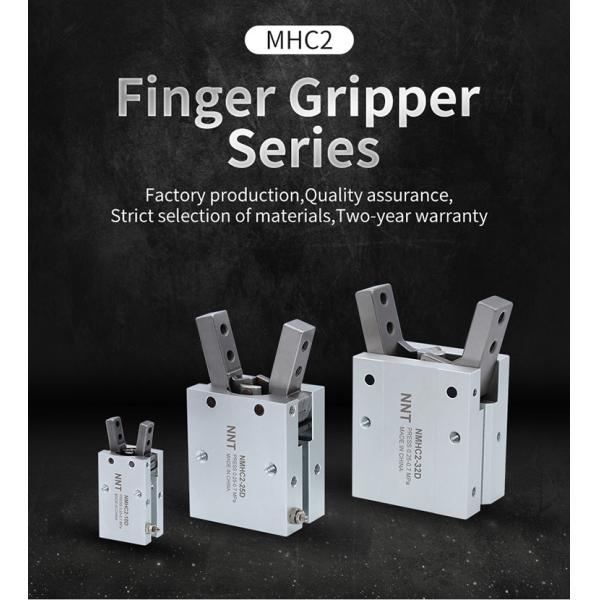 Clamping Pneumatic Angular Gripper Double Acting CE Certificate