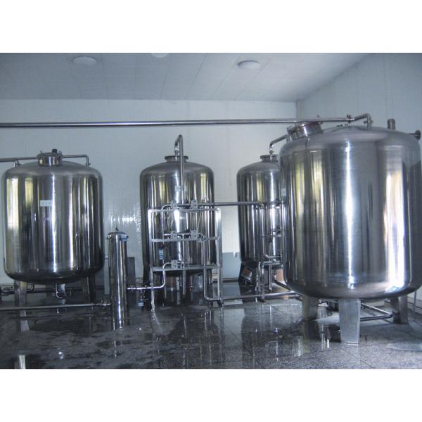 8000BPH Hot Fill Bottling Machine , Complete Beverage Production Line