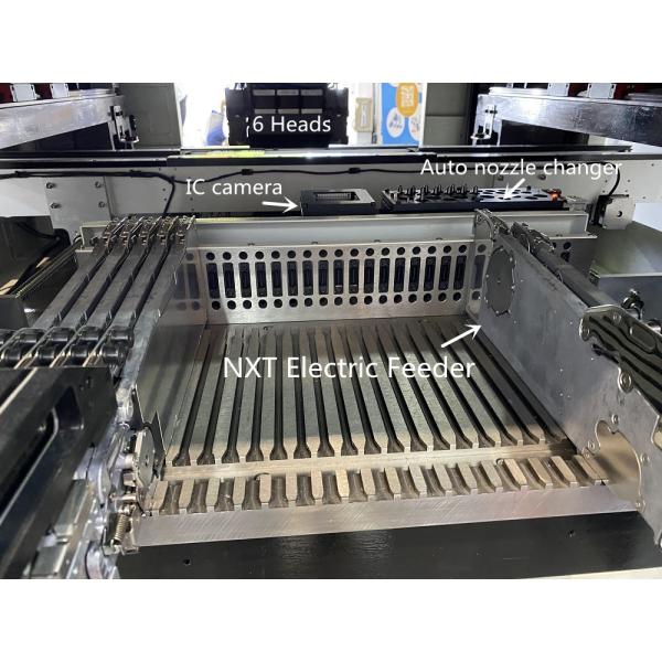 6 Heads PCB Assembly Line 22000cph Auto Nozzle Change CHM-860