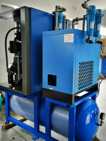 Quality Single Phase Rotary Screw Air Compressor With Dryer Simple Maintenance for sale