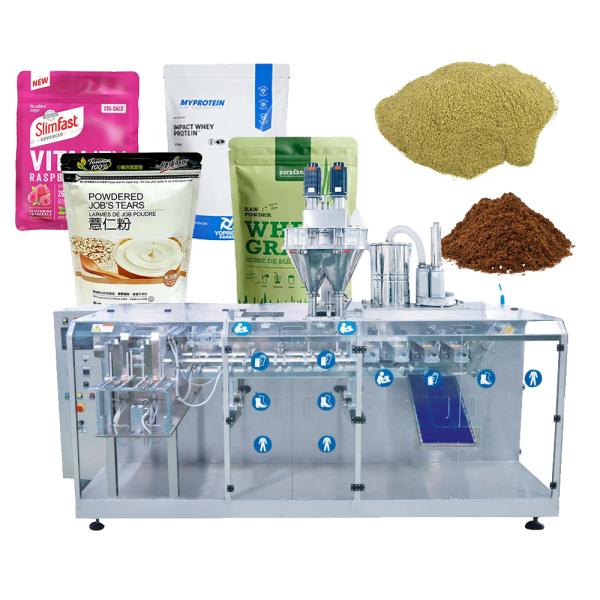 ISO Horizontal Pouch Packaging Machine For Granule Liquid Powder