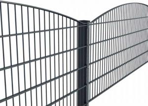 China Powder Coated Mesh Fencing L3000mm Double Wire Welded Fence 55X200 wholesale