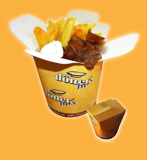 Production Speed 80 Disposable Paper Material Kebab Box Making Machine