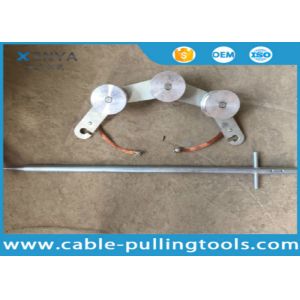 Buy cheap Aluminum Alloy SHL75D Hook Grounding Pulley Block , 6-38mm Conductor Wire from wholesalers