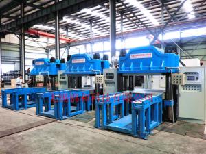 China 4 Columns Rubber Hydraulic Compression Moulding Press 2000x2000mm Heating Plate wholesale