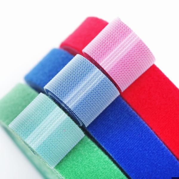 Factory with high quality Double side Nylon fabric tape roll back to back hook and loop
