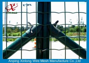 Custom Euro Panel Fencing , Galvanized Welded Wire Mesh Rolls Anti Thief