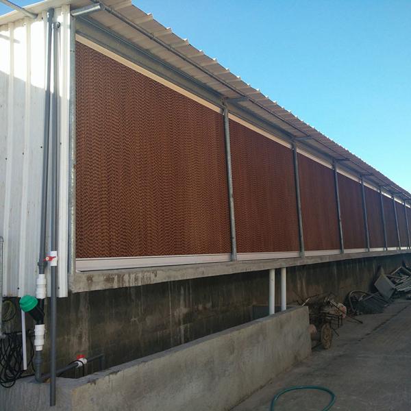 Aluminum Alloy Poultry Farm Cooling Pad 1.8m 2m Height For Evaporative Cooling System