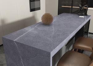 China Gray Color Slab Countertop Sintered Stone 800x2600mm on sale