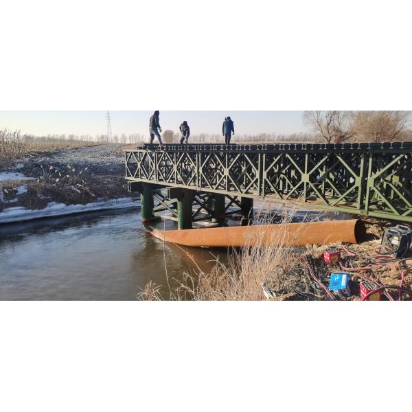 Q345b Compact 200 Modular Steel Pedestrian Bridge Aisi