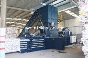 China Baling Machine for scrap paper waste paper scrap carton press machine packing tool waste material baler on sale