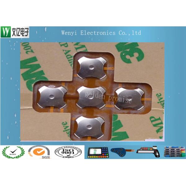 Custom design Metal Dome Switch One Dimple With 250g Membrane Keypad Assembly