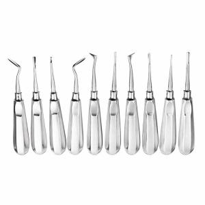 China Stainless Steel Dental Surgical Instruments Implant Dentures Upper Lower Root Elevators on sale