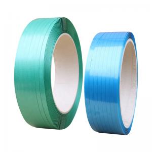 China 25mm Width Polyester Packing Strap / Pallet Strapping Tape 20kg 1.2mm Thickness on sale