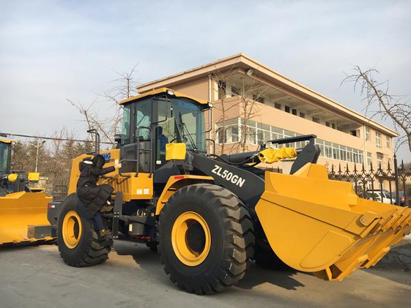 5T Rated Load Compact Wheel Loader 3M3 Bucket Capacity Zl50Gn Iso Ccc