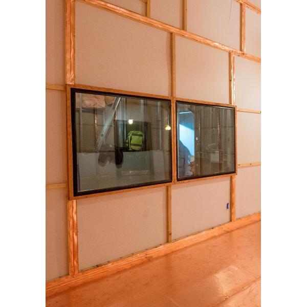 900 X 1200MM Radiation Proof RF Shielded Windows Copper Metal
