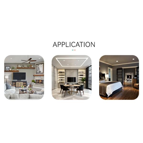 White Round Downlight Enclosure 68mm Recessed Can Light Housing