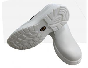 China Anti Static Safety Shoes Low Top White Steel Toe Anti Smash And Anti Puncture wholesale
