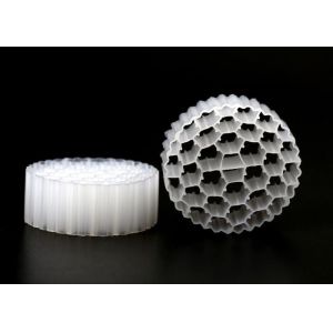 Buy cheap High Surface Area MBBR Bio Media White Virgin HDPE Material Energy Saving from wholesalers