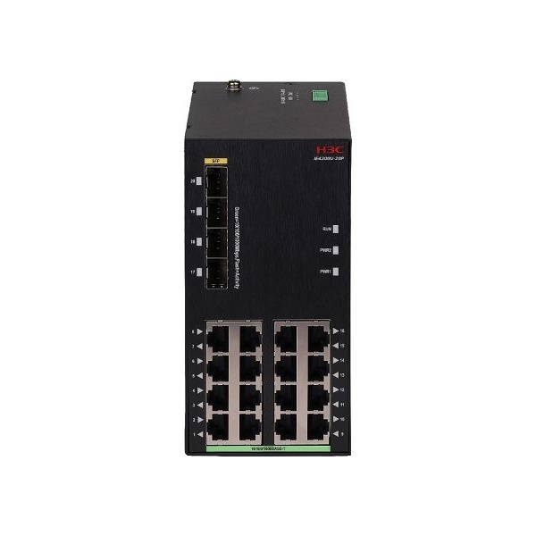 Industrial-Grade PoE+ Switch With Wide-Temp & ERPS Ring , 20-Port Gigabit
