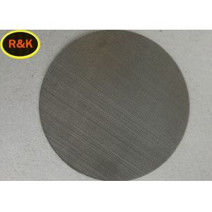 China Stainless Steel Sintered Wire Mesh Round Corrosion Resistance Liquid Filter wholesale
