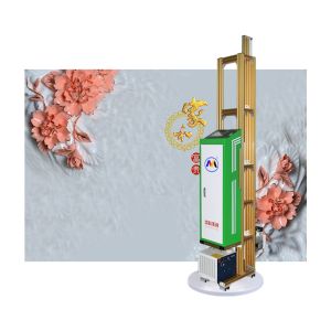 China Digital Modern Art Paper Direct To Wall Printer With 1 Or 2 Uv Print Heads wholesale