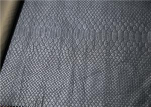 China Snake Skin Pattern Leather Fabric For Handbags Wallet 0.6mm Pearlied Sky Blue on sale