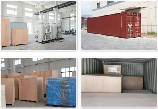 High Capacity 100 Nm3/h Portable PSA Nitrogen Generator with DN50 Inlet and ≥800 Nm3/h Output