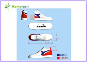 China White sneaker custom usb 2.0 flash drive 2gb 4gb 8gb 16gb 32gb 64gb custom logo micro usb memory stick wholesale