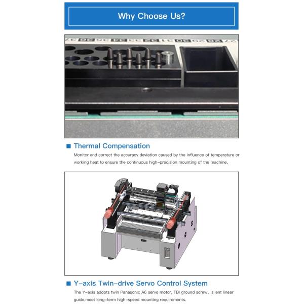 CHM-860 Electronic Products Smt Machine With 60 NXT 8mm Standard Feeder Stacks