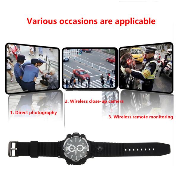 Y33 8GB 720P WIFI IP Spy Watch Camera Home Security Smart Remote CCTV Video Monitor IR Night Vision Nanny Baby Monitor
