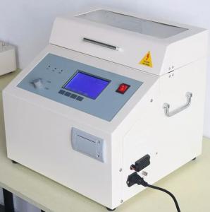 China 100KV Oil Dielectric Strength Tester , Insulation Oil Breakdown Voltage Tester wholesale