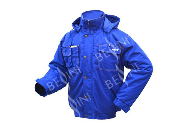 Quality Customized Coverall Work Clothes , Polyester Mens Colored Overalls for sale