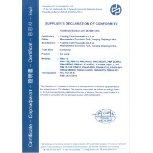 Cinh group co.,limited Certifications