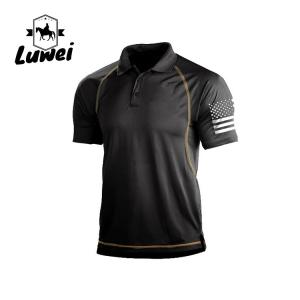 China Breathable Office Cotton Polo T Shirts Short Sleeved Wear Oversize Uniform wholesale